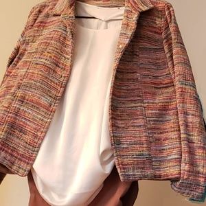 MULTI COLOR JACKET THICK TEXTURE,